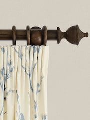 Laura Ashley Dark Chestnut Haywood Curtain Pole - Image 1 of 4