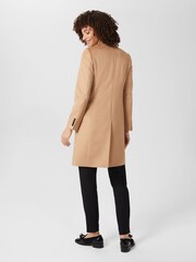 Hobbs Brown Wool Tilda Coat - Image 2 of 4