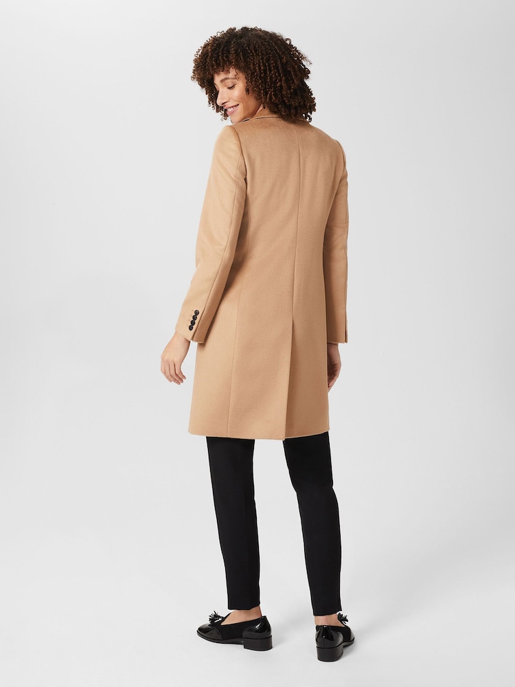 Hobbs Brown Wool Tilda Coat - Image 2 of 4