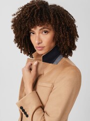 Hobbs Brown Wool Tilda Coat - Image 3 of 4