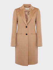 Hobbs Brown Wool Tilda Coat - Image 4 of 4