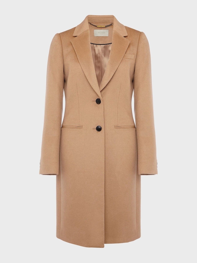 Hobbs Brown Wool Tilda Coat - Image 4 of 4