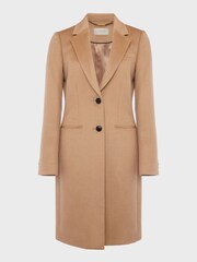 Hobbs Brown Petite Tilda Coat - Image 4 of 4