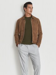 Reiss Oxidised Green Regular Fit Crew Neck T-shirt - Image 6 of 7