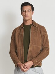 Reiss Oxidised Green Regular Fit Crew Neck T-shirt - Image 7 of 7