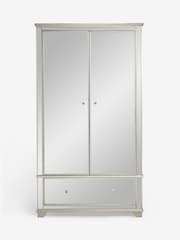 Mirror Fleur Double, 1 Drawer Wardrobe - Image 3 of 8