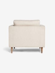 Tweedy Plain Light Natural Houghton Slim Arm Chair - Image 10 of 13
