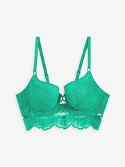 Lipsy Glamour Lace Padded Balcony Bra - Image 5 of 5