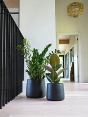 Ivyline Black Garden Large Akemi Planter - Image 2 of 3