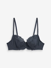 Cobalt Blue/Navy Blue Non Pad Full Cup Bras 2 Pack - Image 3 of 4