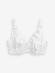 Black/White DD+ Non Pad Full Cup Geo Lace Bras 2 Pack - Image 6 of 7