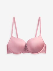 Leopard Print/Pink Push-Up Triple Boost Microfibre Smoothing T-Shirt Bras 2 Pack - Image 8 of 8