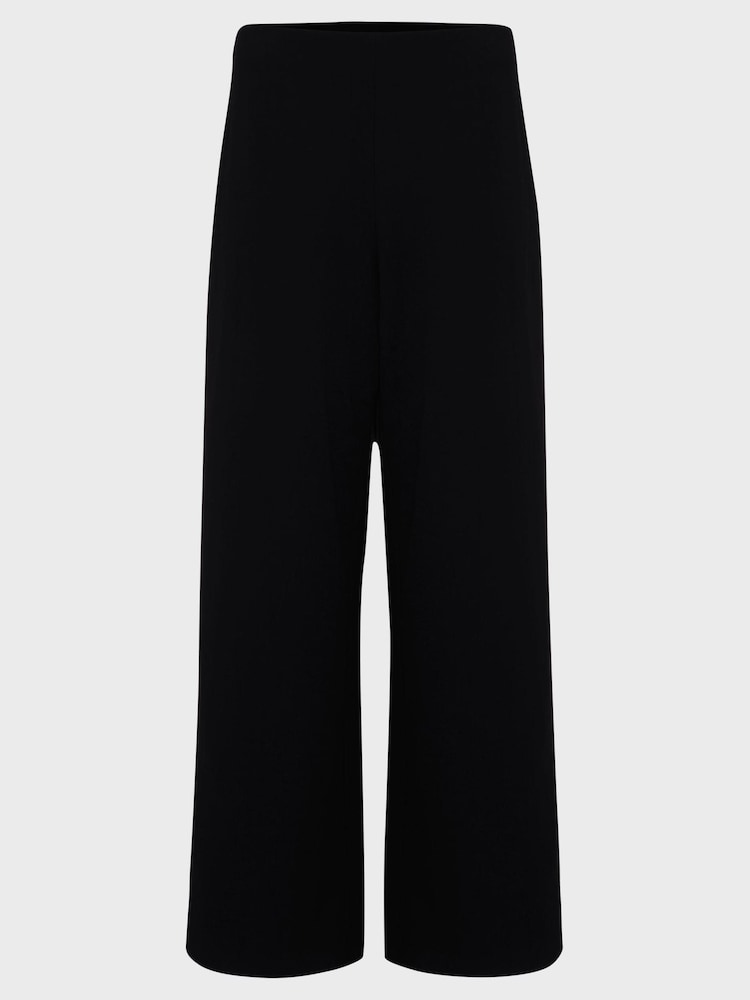 Hobbs Black Ponte Pippa Wide Trousers - Image 4 of 4