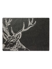 The Just Slate Company Natural Stag Cheese Board - Image 2 of 3