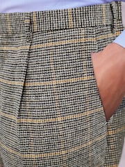Grey Check Relaxed Tapered Nova Fides Formal Trousers - Image 6 of 10
