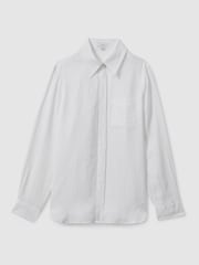 Camisa de manga larga en lino Campbell de Reiss - Imagen 2 de 6