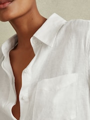 Camisa de manga larga en lino Campbell de Reiss - Imagen 4 de 6