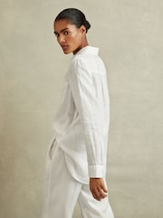 Camisa de manga larga en lino Campbell de Reiss - Imagen 5 de 6