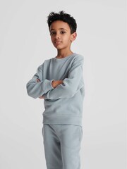 Reiss Dusty Blue Alistair Crew Neck Sweater - Image 1 of 6