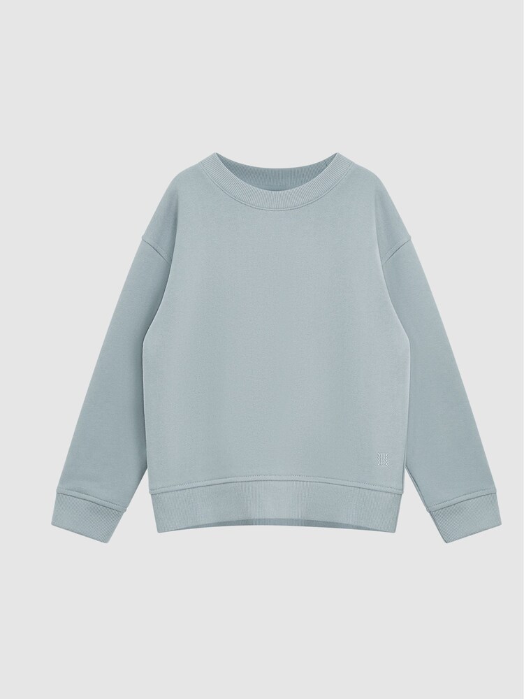 Reiss Dusty Blue Alistair Crew Neck Sweater - Image 2 of 6