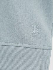 Reiss Dusty Blue Alistair Crew Neck Sweater - Image 6 of 6