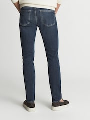 Reiss Washed Indigo James Super Skinny Washed Jeans - Image 5 of 6