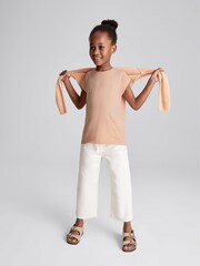 Reiss Orange Tereza Jr Crew Neck Jersey T-shirt - Image 3 of 4