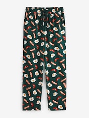 Green Breakfast Print Pyjama Bottoms - Image 4 of 4