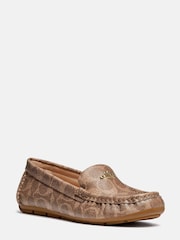 Coach Marley Leather Moccasin Driver Shoes - Image 1 of 6