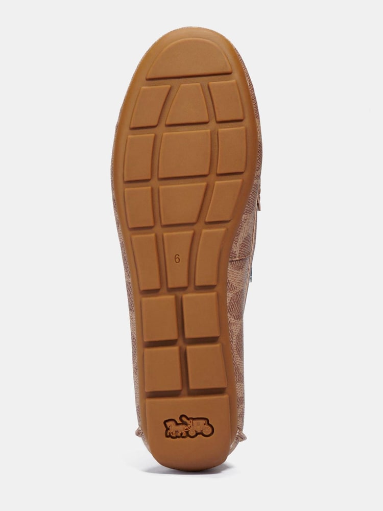 Coach Marley Leather Moccasin Driver Shoes - Image 6 of 6
