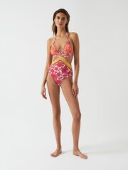Reiss Coral Hannah Print Swimsuit - Image 5 of 6