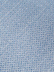 Reiss Airforce Blue Ceremony Textured Silk-Blend Tie - Image 5 of 8