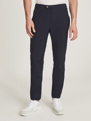 Reiss Navy Ranger Golf Performance Slim Fit Trousers - Image 1 of 5