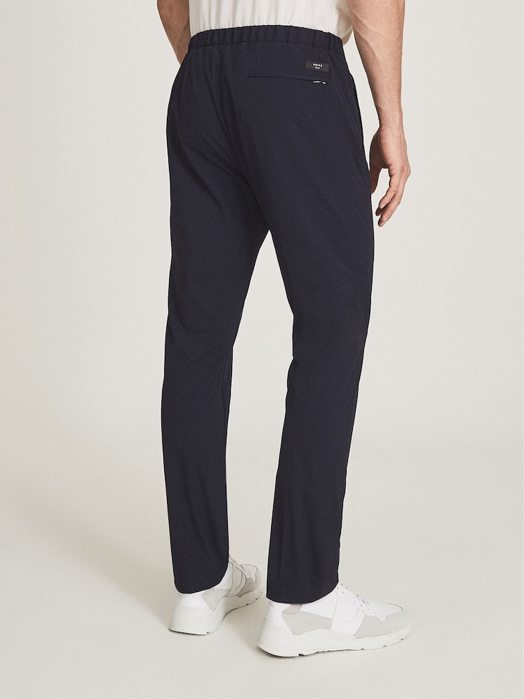 Reiss Navy Ranger Golf Performance Slim Fit Trousers - Image 5 of 5