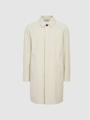 Reiss Stone Colombo Single Breasted Long Length Mac - Image 2 of 6