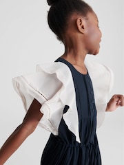 Reiss Navy Sienna Jr Junior Colourblock Jumpsuit - Image 6 of 7