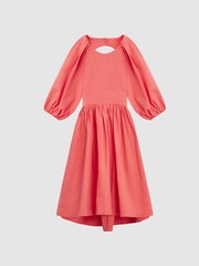 Reiss Coral Mae Jr Bow Back Dress - Image 2 of 7