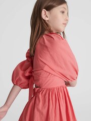 Reiss Coral Mae Jr Bow Back Dress - Image 4 of 7