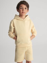 Reiss Lemon Alexander Oversized Cotton Jersey Hoodie - Image 1 of 8