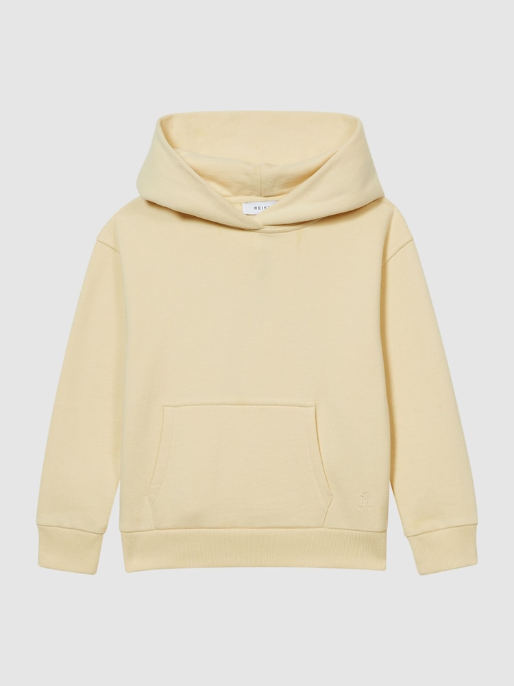 Reiss Lemon Alexander Oversized Cotton Jersey Hoodie - Image 2 of 8