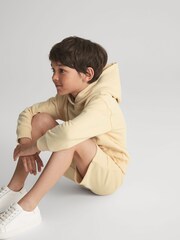 Reiss Lemon Alexander Oversized Cotton Jersey Hoodie - Image 4 of 8