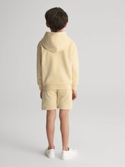 Reiss Lemon Alexander Oversized Cotton Jersey Hoodie - Image 5 of 8