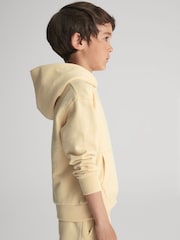 Reiss Lemon Alexander Oversized Cotton Jersey Hoodie - Image 6 of 8