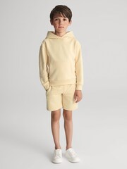 Reiss Lemon Alexander Oversized Cotton Jersey Hoodie - Image 7 of 8