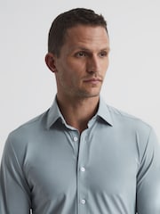 Reiss Ice Voyager Regular Fit Travel Shirt - Image 4 of 9