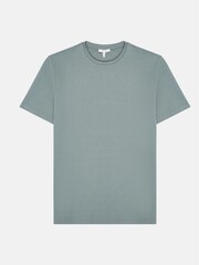 Reiss Sage Preston Honeycomb Crew Neck T-shirt - Image 2 of 5