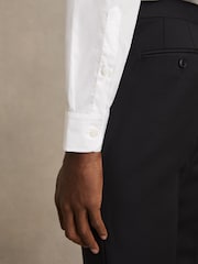 Reiss White Remote Cotton Sateen Shirt - Image 3 of 8