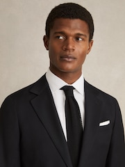 Reiss White Remote Cotton Sateen Shirt - Image 4 of 8
