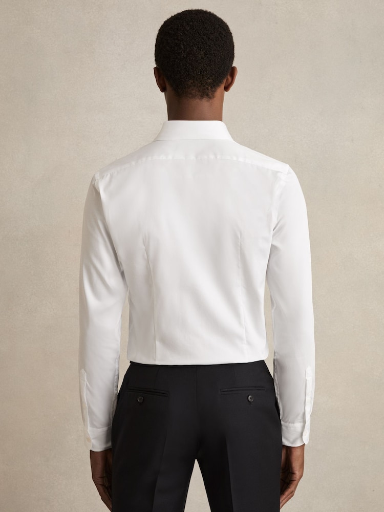 Wit - Reiss Remote Cotton Sateen Shirt - Image 5 of 8