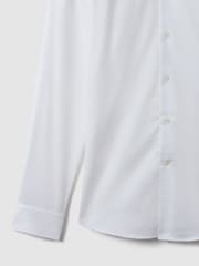 Reiss White Storm Slim Fit Two-Fold Cotton Shirt - Image 10 of 18